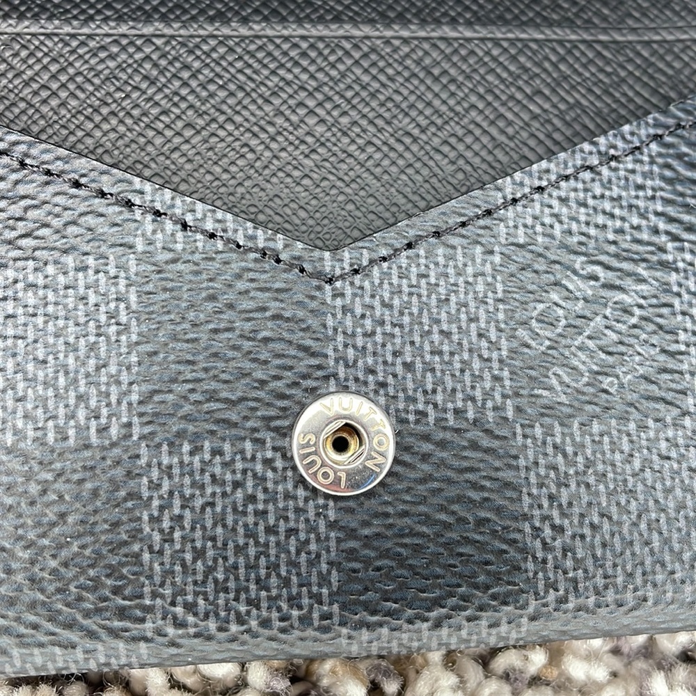 Authentic Louis Vuitton, Damier graphite, card case wallet - Picture 9 of 9